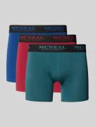 MCNEAL Boxershorts mit elastischem Logo-Bund im 3er-Pack in Petrol, Gr...