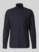 OLYMP Level Five Slim Fit Businesshemd aus Baumwoll-Mix in Black, Größ...