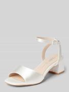 BUFFALO LONDON Brautschuh mit Blockabsatz Modell 'BEATE' in Offwhite, ...