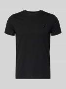 Tommy Hilfiger Slim Fit T-Shirt mit Rundhalsausschnitt in Black, Größe...