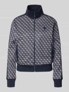 Guess Activewear Sweatjacke mit Stehkragen Modell 'MAYA' in Blau, Größ...