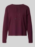 Betty Barclay Strickpullover mit Tunnelzug in Bordeaux, Größe 36