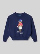 Polo Ralph Lauren Teens Sweatshirt mit Label-Print in Marine, Größe L