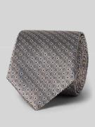 Willen Krawatte aus reiner Seide mit Label-Detail in Sand, Größe 1