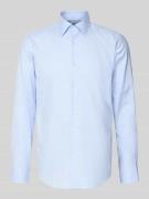 BOSS Regular Fit Businesshemd aus Baumwoll-Mix Modell 'JOE' in Bleu, G...