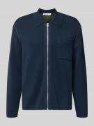Marc O'Polo Denim Regular Fit Cardigan aus Baumwoll-Mix in Marine, Grö...
