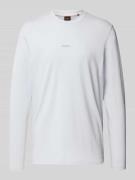 BOSS Orange Regular Fit Langarmshirt aus Baumwoll-Mix Modell 'TCHARK' ...