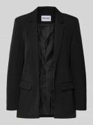 Pieces Loose Fit Longblazer mit Abnähern Modell 'BOZZY' in Black, Größ...