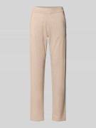 Christian Berg Woman Pyjama-Hose mit elastischem Bund in Sand Melange,...