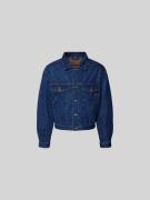 Diesel Jeansjacke mit Knopfleiste in Marine, Größe L