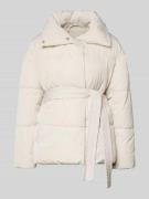 LeGer by Lena Gercke Steppjacke mit Bindegürtel Modell 'Margitta' in O...