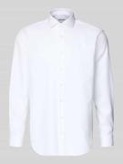 Jake*s Modern Fit Business-Hemd mit Haifischkragen in Weiss, Größe 41/...