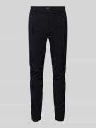 Only & Sons Slim Fit Stoffhose aus Viskose-Mix Modell 'MARK' in Black,...