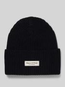 Marc O'Polo Beanie aus reiner Baumwolle in Black, Größe 1