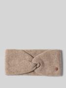 Fraas Kaschmirstirnband mit Label-Applikation in Beige, Größe 1