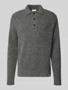 Calvin Klein Jeans Strickpullover aus Woll-Mix mit Polokragen in Mitte...