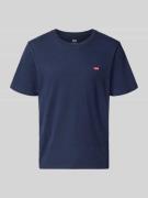 Levi's® T-Shirt mit Label-Stitching in Marine, Größe L