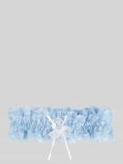 LASCANA Strumpfband aus Spitze in Hellblau, Größe 1