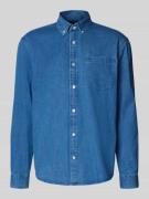 MCNEAL Freizeithemd mit Knopfleiste in Hellblau, Größe XL