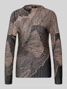 Marc Cain Strickpullover mit Stehkragen in Rose, Größe 34