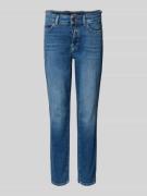 Marc Cain Jeans mit 5-Pocket-Design in Bleu Melange, Größe 34