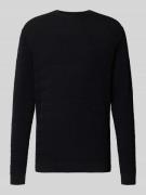 Antony Morato Regular Fit Strickpullover mit Rundhalsausschnitt in Bla...