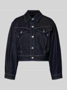 BOSS Orange Regular Fit Jeansjacke aus Baumwoll-Lyocell-Mix Modell 'BO...