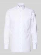 OLYMP Modern Fit Business-Hemd mit Knopfleiste in Weiss, Größe 44