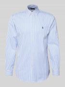 Polo Ralph Lauren Custom Fit Freizeithemd mit Button-Down-Kragen in Bl...