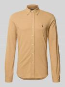 Polo Ralph Lauren Freizeithemd mit Knopfleiste in Camel, Größe L