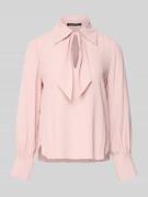 Luisa Cerano Loose Fit Blusenshirt mit Seiden-Anteil in Pink, Größe 34