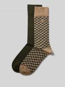 BOSS Socken aus Baumwoll-Mix im 2er-Pack in Camel, Größe 39-42