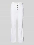 Liu Jo White Flared Jeans mit Knopfleiste Modell 'PRINCESS' in Weiss, ...