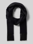Fraas Schal mit Kordelabschlüssen Modell 'Cashmink' in Black, Größe 1