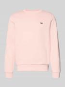 Lacoste Classic Fit Sweatshirt aus Baumwoll-Mix in Rosa, Größe L