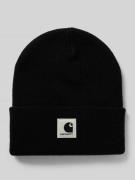 Carhartt Work In Progress Beanie mit Label-Patch Modell 'Ashley' in Bl...