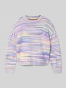 Tommy Hilfiger Teens Shaped Fit Strickpullover mit Woll-Anteil in Flie...