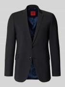 Strellson Regular Fit 2-Knopf-Sakko mit Woll-Anteil in Black, Größe 44