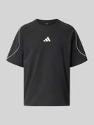 adidas Sportswear T-Shirt mit Label-Print in Black, Größe L