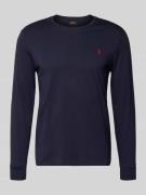 Polo Ralph Lauren Custom Slim Fit Longsleeve mit Label-Stitching in Ma...