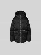 Dsquared2 Steppmantel mit Kapuze in Black, Größe XL