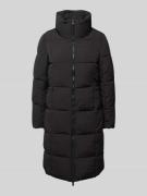 ECOALF Steppmantel mit Stehkragen Modell 'GALANAALF' in Black, Größe X...