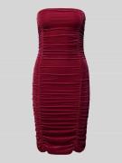 Review X GNO REVIEW x GNO - Minikleid mit Raffungen in Kirsche, Größe ...