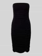 Review X GNO REVIEW x GNO - Minikleid mit Raffungen in Black, Größe S