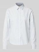Gant Regular Fit Bluse mit Label-Stitching in Offwhite, Größe 34