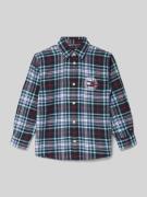 Tommy Hilfiger Kids Regular Fit Freizeithemd aus reiner Baumwolle in D...