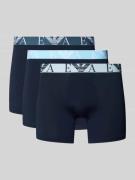 Emporio Armani Boxershorts mit elastischem Logo-Bund im 3er-Pack in Du...