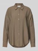 FREE/QUENT Hemdbluse mit Knopfleiste Modell 'ELODIE' in Hazel, Größe X...