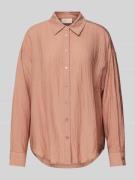 FREE/QUENT Hemdbluse mit Knopfleiste Modell 'ELODIE' in Rose, Größe M