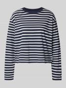 Marc O'Polo Denim Loose Fit Langarmshirt aus reiner Baumwolle in Marin...